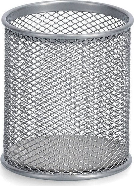Zeller Kubek na długopisy z metalowej siatki, Ø 8 cm