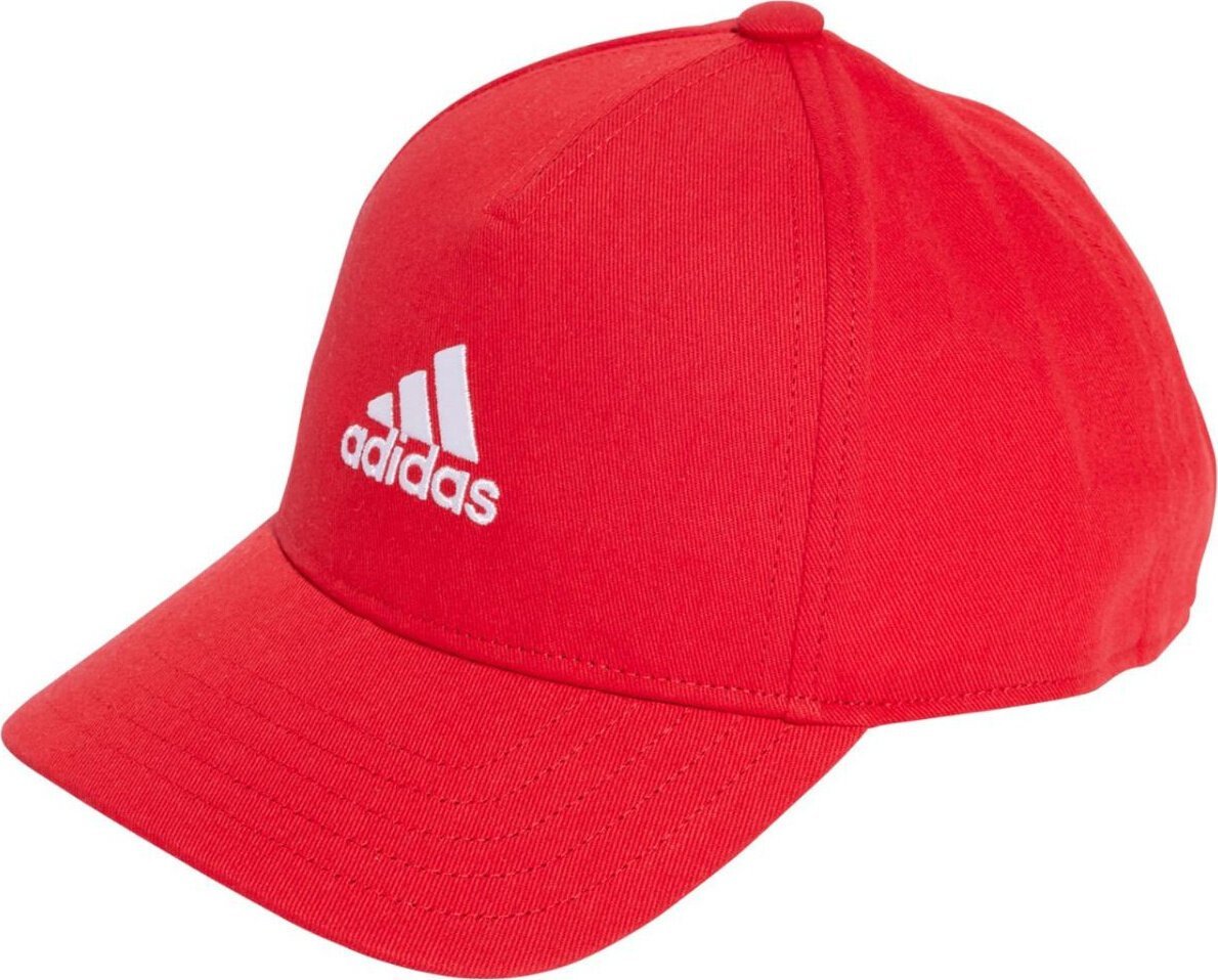 Adidas Czapka z daszkiem adidas Embroidered Logo Lightweight Baseball czerwona IY5421 Dorośli M/L