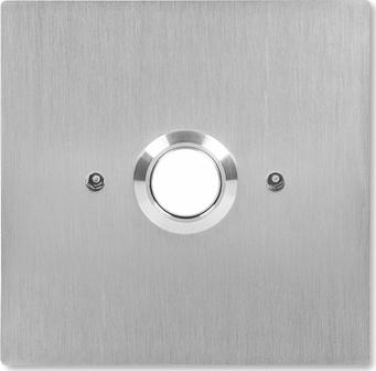 ACO ACO INS-OB-60 Przycisk zwierny wyjścia, podświetlany, podtynkowy, stal nierdzewna, do puszki elektrycznej fi60