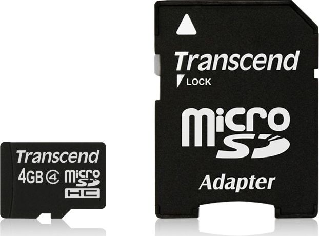 Karta Transcend TS4GUSDHC4 MicroSDHC 4 GB Class 4 (TS4GUSDHC4)