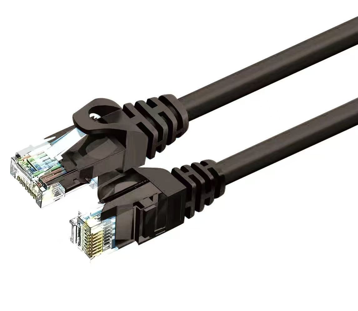 ZOY Kabel Sieciowy Ethernet Cat. 6 UTP CCA Czarny 0.25m