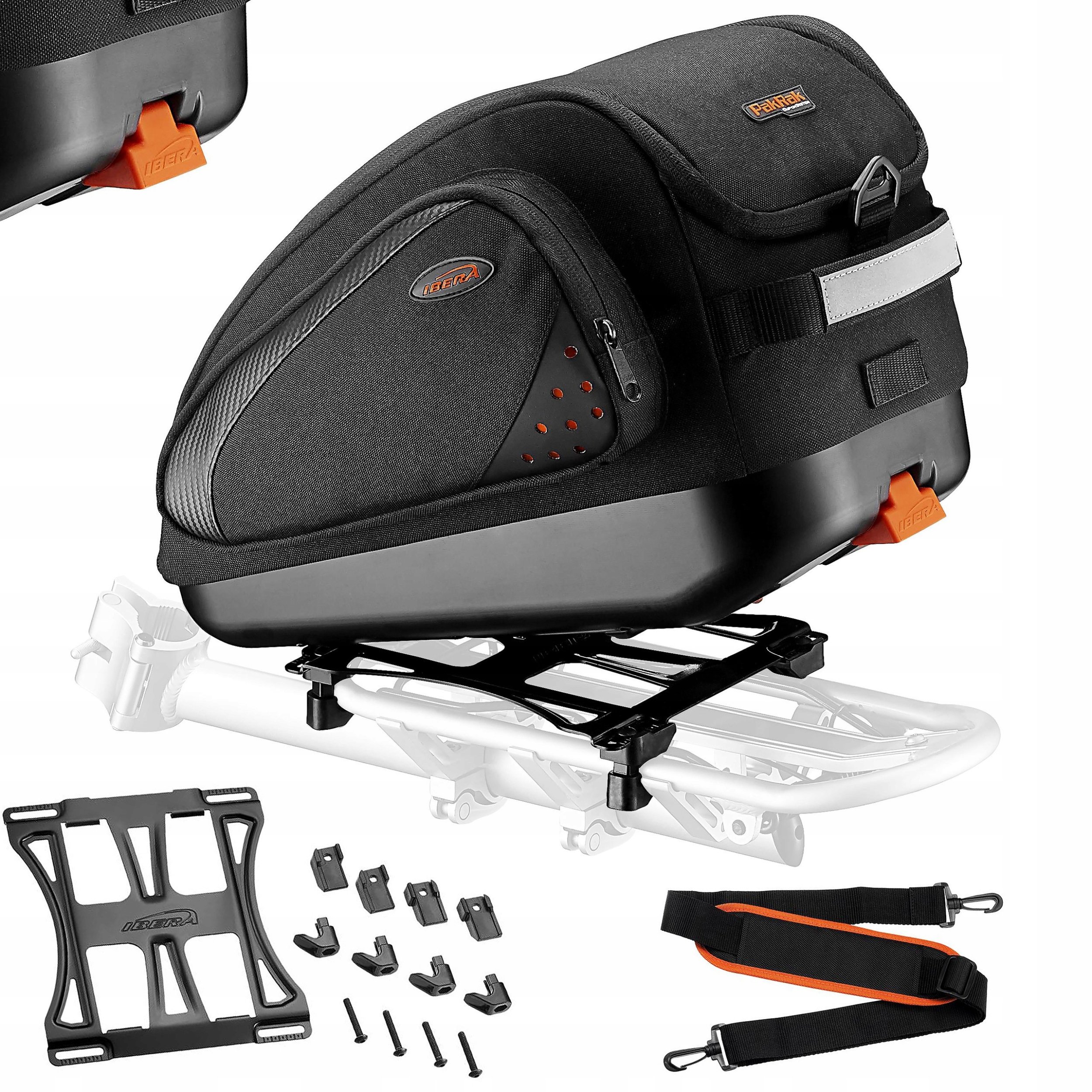 Sakwa rowerowa Ibera PAKRAK MULTIMOUNT BAG 1-komorowa IB-BA18