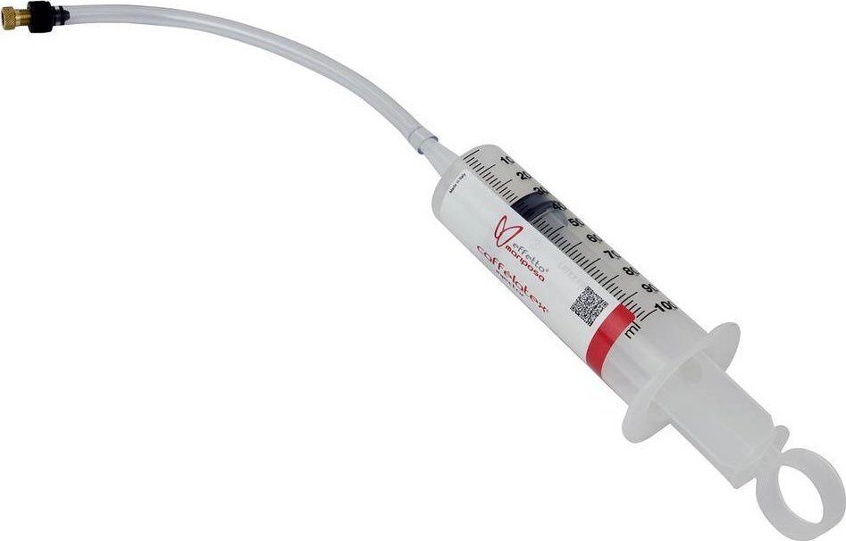 Effetto Mariposa Strzykawka z przewodem Effetto Mariposa do aplikowania płynu uszczelniającego w ogumieniu