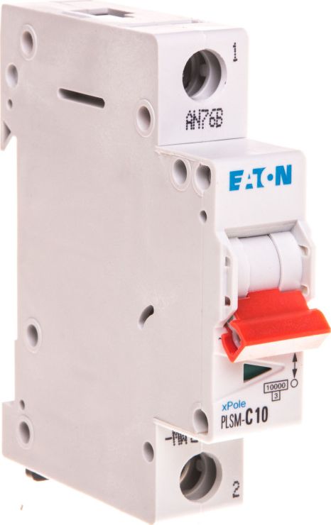 Eaton Wyłącznik nadprądowy 1P C 10A 10kA AC PLSM-C10-MW 242202