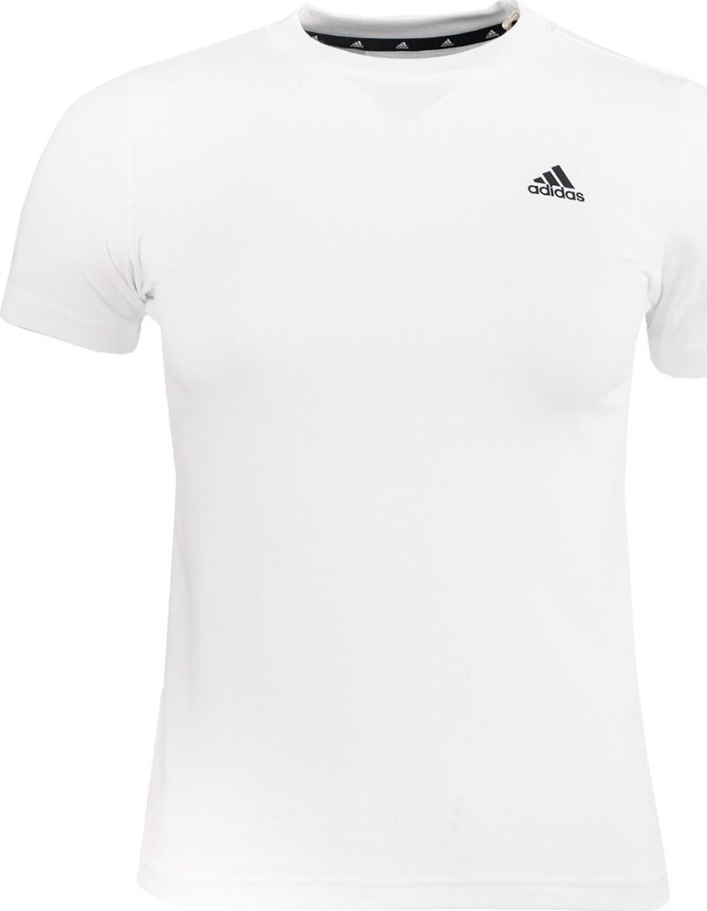 Adidas Koszulka dla dzieci adidas Essentials Small Logo Cotton Tee biała IB4093 128