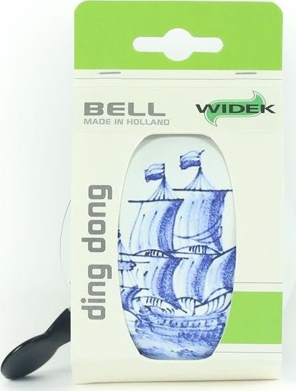 Widek Dzwonek rowerowy WIDEK DING DONG DELFT BLUE sailing boat połysk 1szt. (NEW)