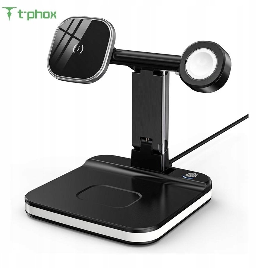 Ładowarka INDUKCYJNA 5w1 MAGNETIC WIRELESS CHARGER BLACK