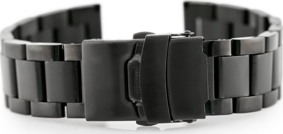 Bransoleta Pacific M3 - Solid Steel - czarna 20mm