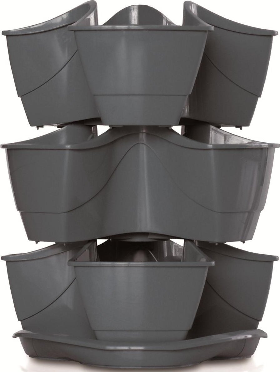 Prosperplast OGRÓD WERYKALNY DONICZKA KASKADA DO ZIÓŁ - GRAFIT