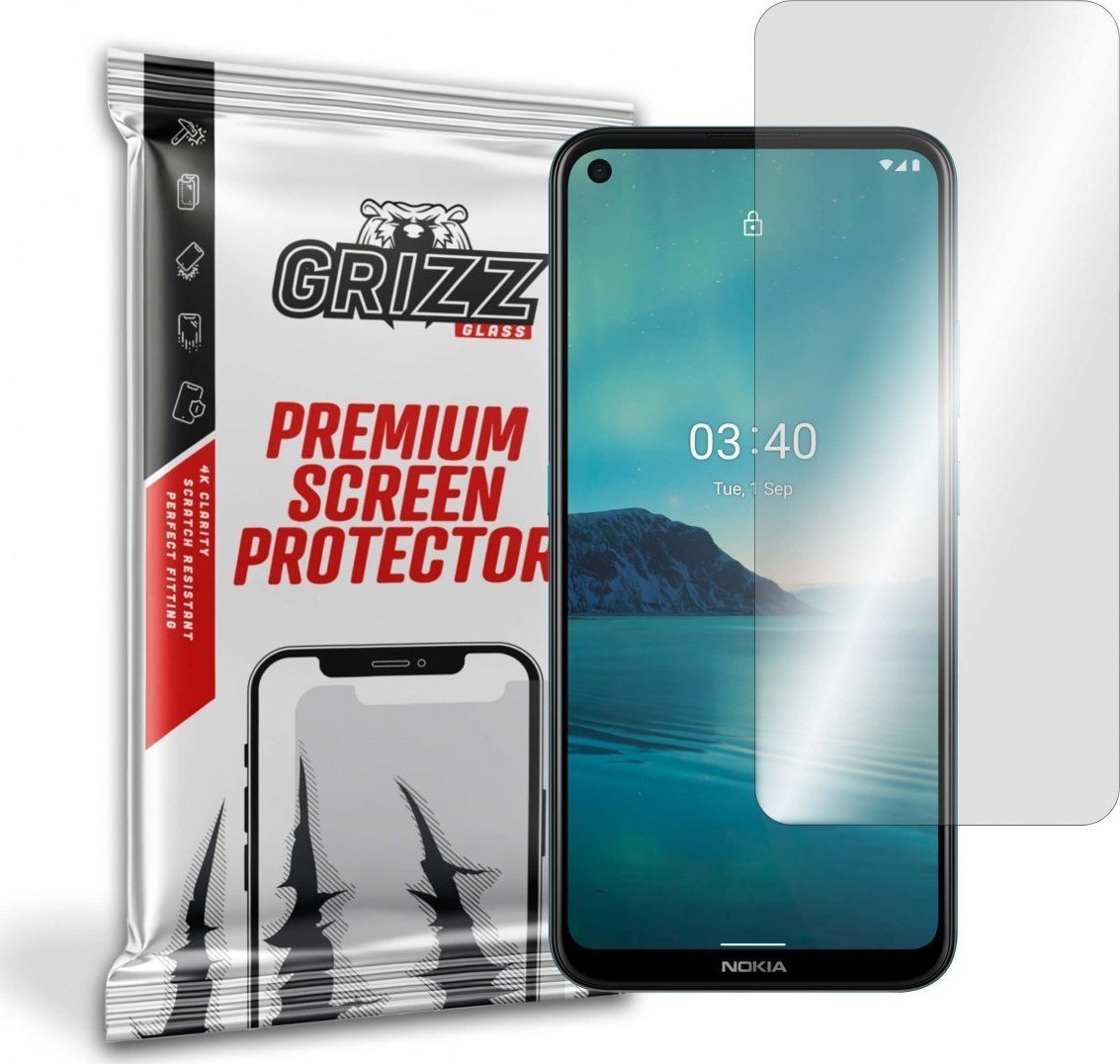 GrizzGlass Szkło hybrydowe Grizz Nokia 3.4