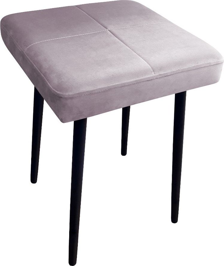 Atos Taboret SQUARE MG VELVET jasno różowy
