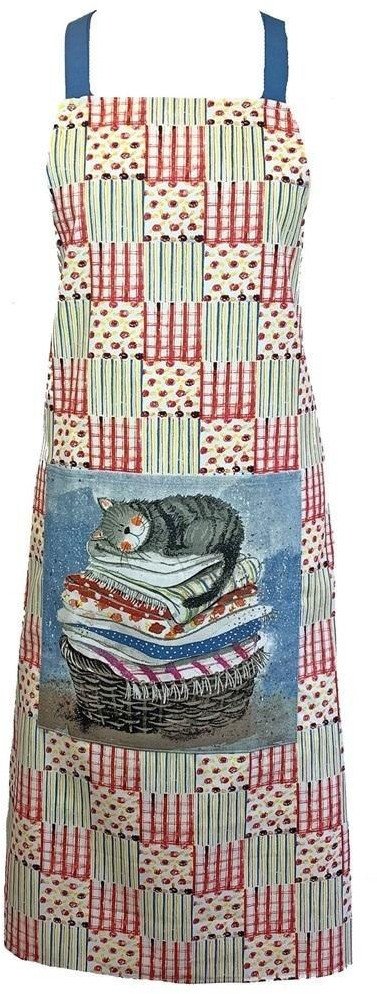 Fartuch kuchenny AP01 Kot na koszu z praniem