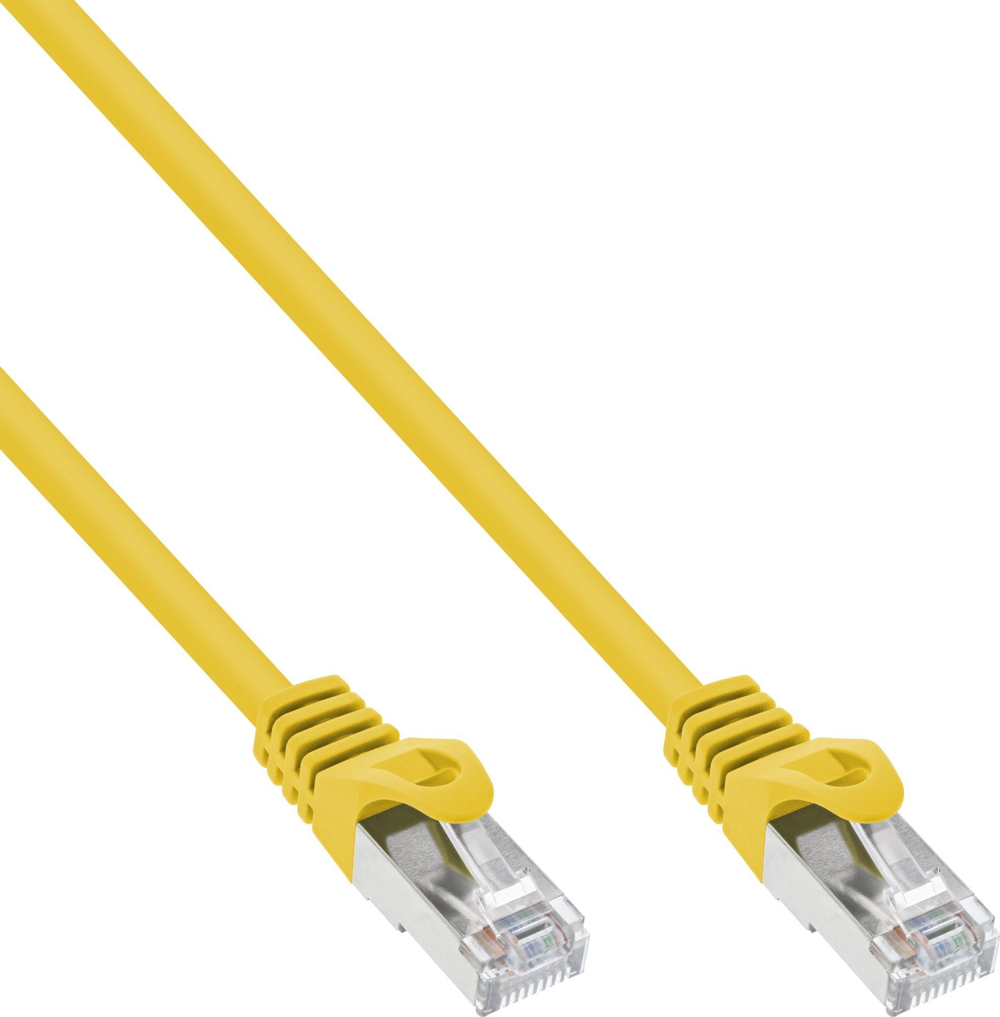 InLine 40pcs. pack Bulk-Pack InLine® Patch cable, SF/UTP, Cat.5e, yellow, 2m