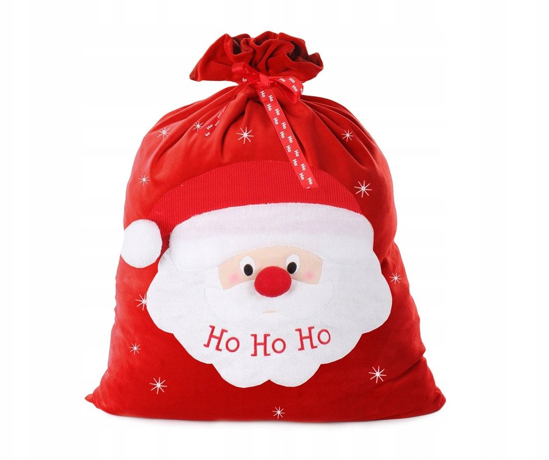 Worek na prezenty Mikołaj 50x75cm