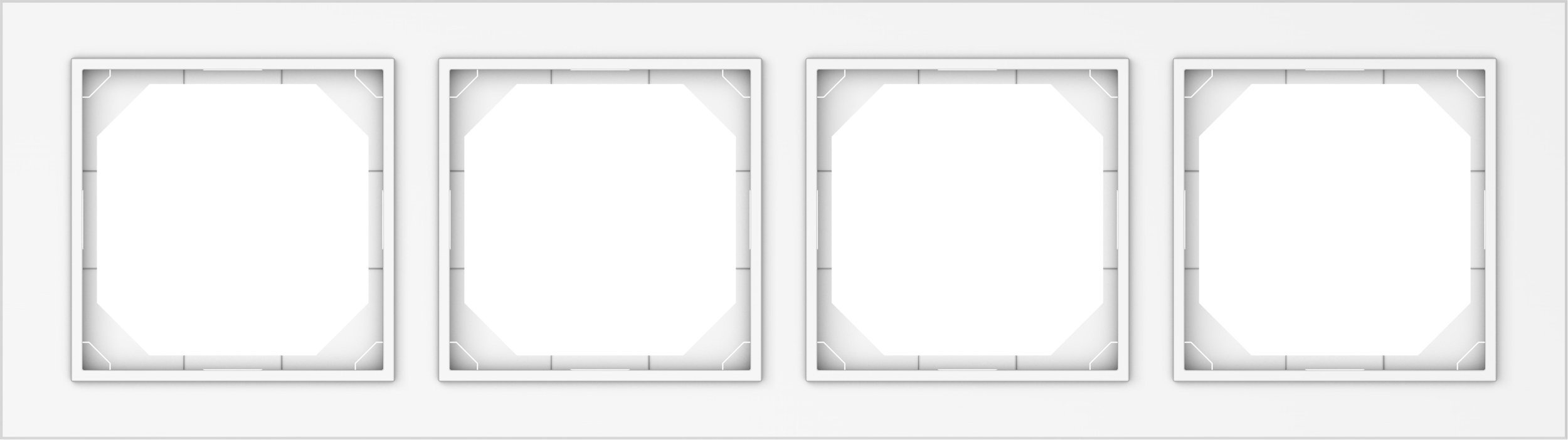 FRAME 4PL. WHITE R04 QR 1000 FIT LINE