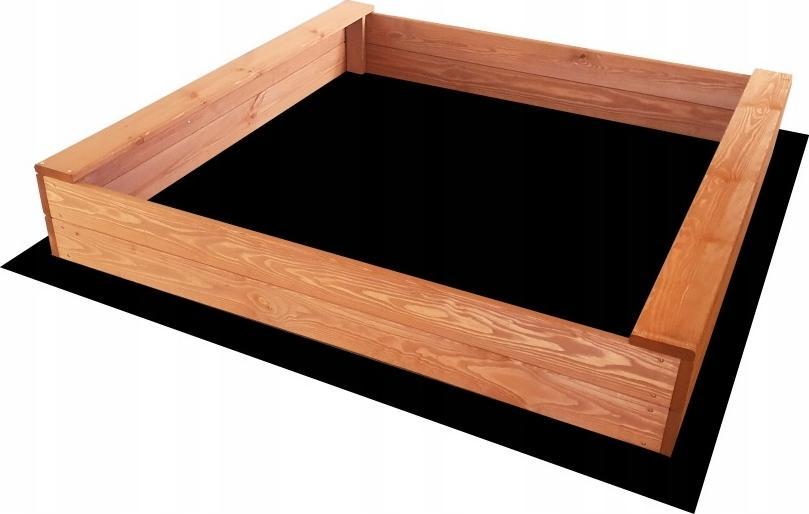 SunWood Piaskownica Drewniana Impregnowana SLIM 120 GRATIS