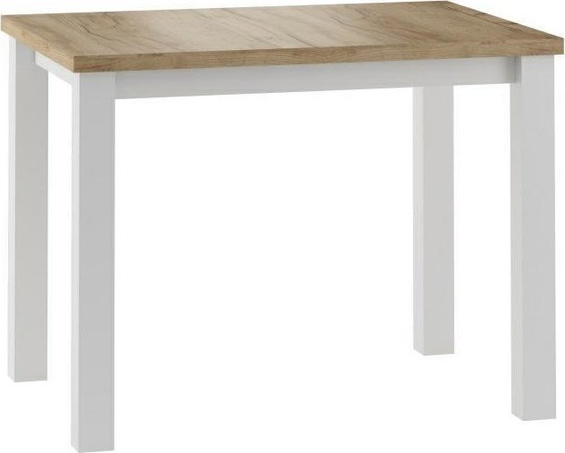 Intesi Stół Ronda 70x100cm dąb złoty/ biały