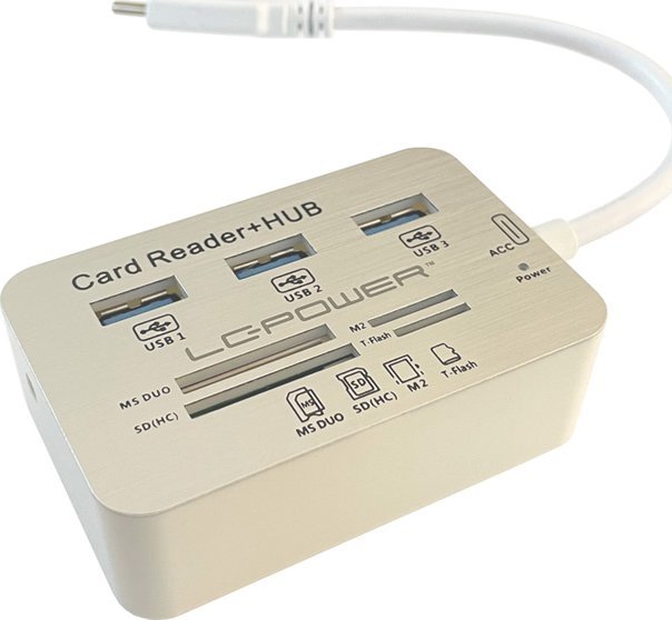 HUB USB LC-Power USB Hub LC-Power USB 3.0 3-Port MULTI extern Typ-C