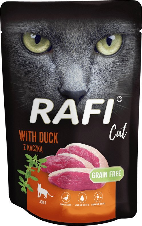 Dolina Noteci Rafi Mokra karma dla kotów z kaczką w saszetce 100 g