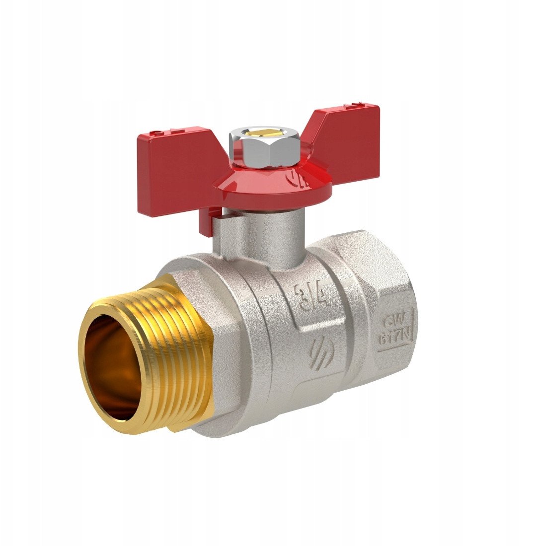 Arco zawór kulowy wodny SENA z motylkiem 1/2"GZ x 1/2"GW 753603