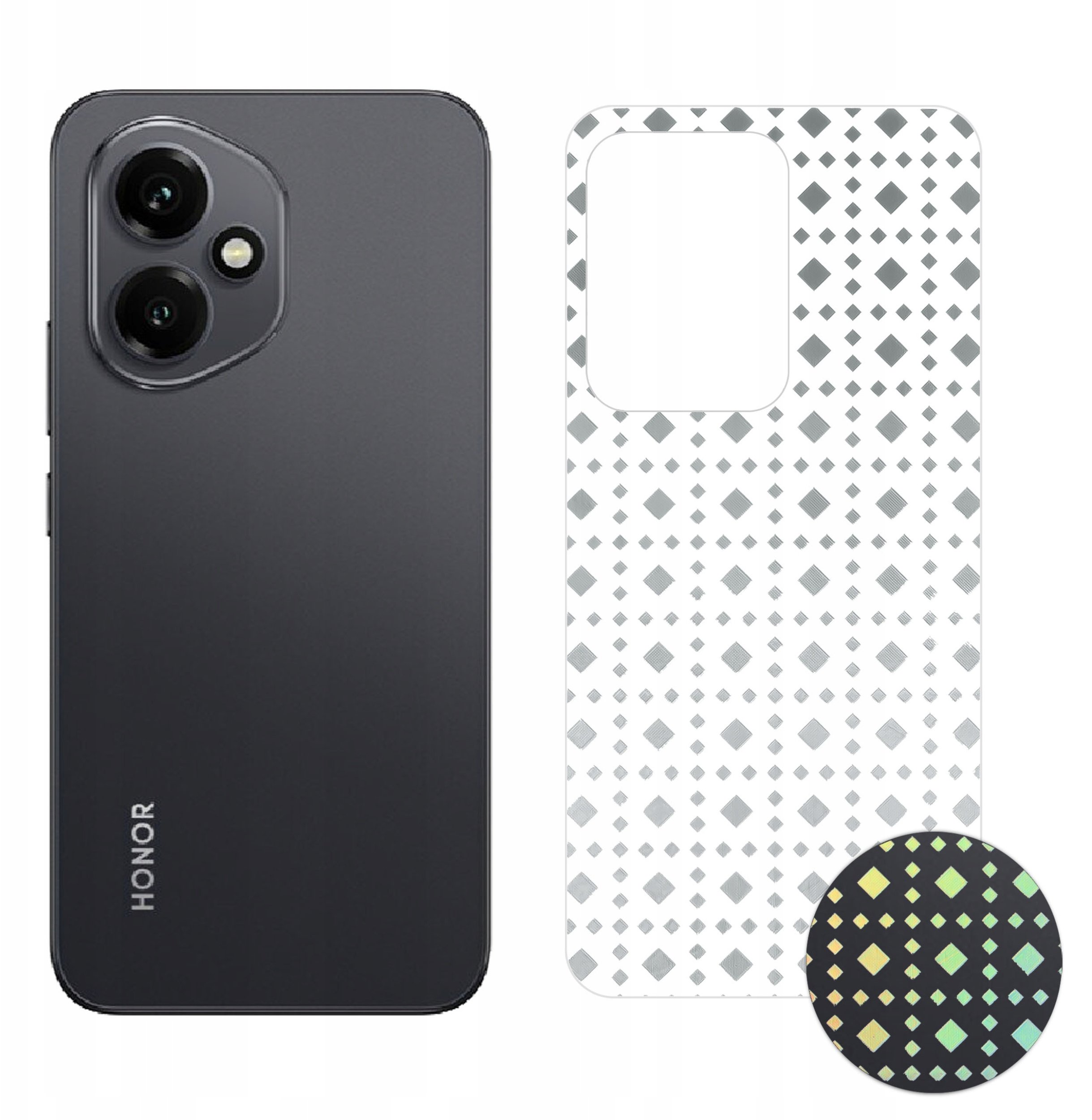 FOLIA HYDROŻELOWA OCHRONNA NA TYŁ TELEFONU WZÓR do Honor 400 5G