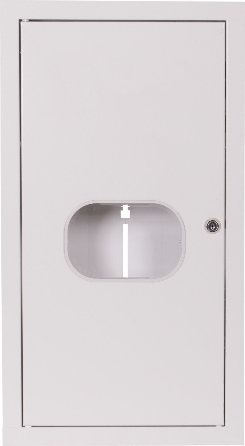 Sabaj Rozdzielnia RL 12E pod licznik elektroniczny, z zamkiem i szybą, RAL 9003 IP31 RL 12E ZSZ 2-083E