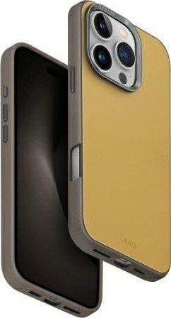 Uniq UNIQ Lyden DS iPhone 16 Pro 6.3" Magclick Charging case yellow-gray/yellow-gray