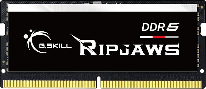 Pamięć do laptopa G.Skill Ripjaws, SODIMM, DDR5, 32 GB, 5600 MHz, CL46 (F5-5600S4645A32GX1-RS)
