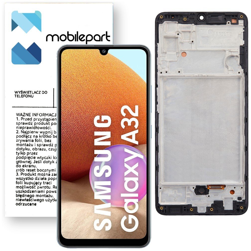 Wyświetlacz do Samsung Galaxy A32 4G LCD SM-A325 Ekran Oled Ramka