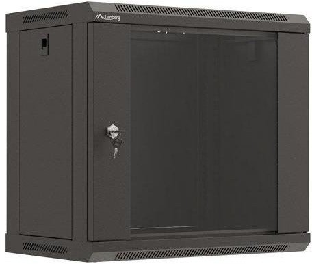 Lanberg WF03-5309-10B stojak 9U Szafa wisząca Czarny