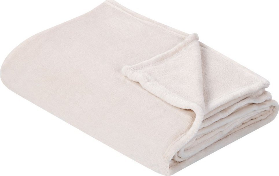 Beliani Koc 150 x 200 cm złamana biel BAYBURT