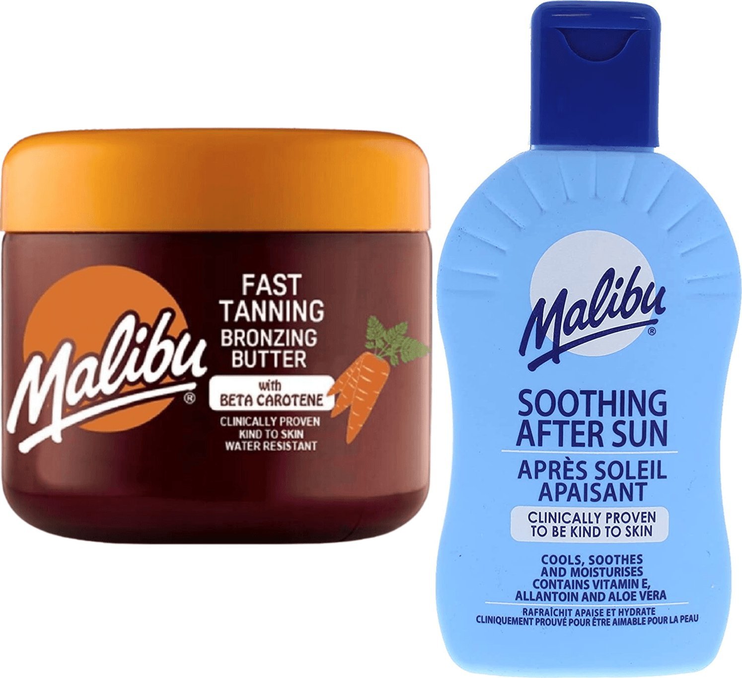 Malibu Malibu Przyspieszacz Do Opalania + Balsam Po Opalaniu 200ml