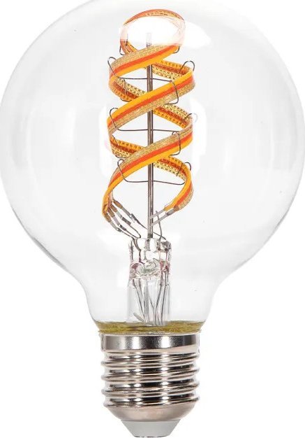 Aigostar Inteligentna żarówka Bluetooth Mesh G95 4.9W RGBW Inteligentna żarówka Bluetooth Mesh G95 4.9W RGBW