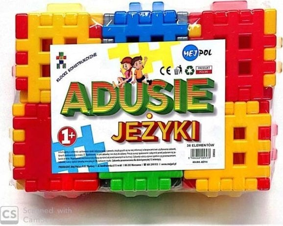 Czako Klocki Jeżyki 36 elementów