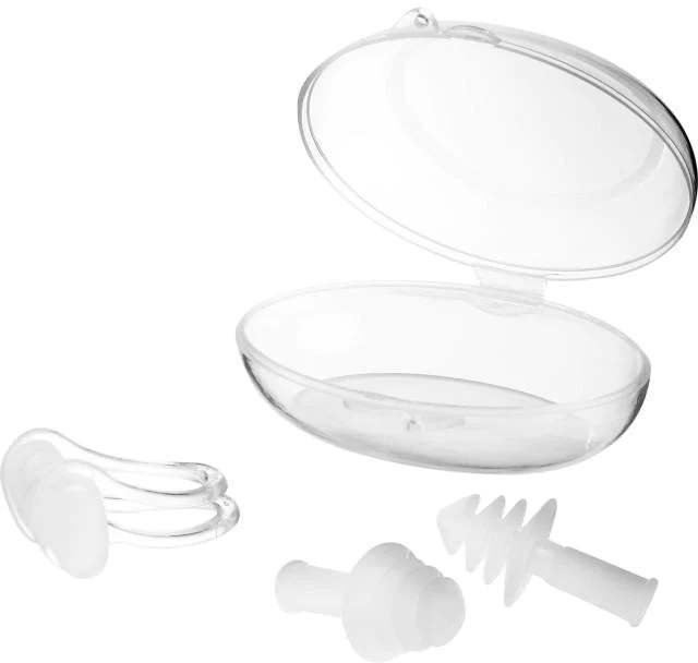 TYR ZESTAW ZATYCZKI I NOSEK ERGO NOSE EAR PLUG SET CLEAR LERNOS 101