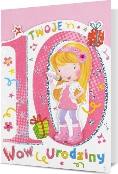 Pan Dragon Karnet B6 Urodziny 10