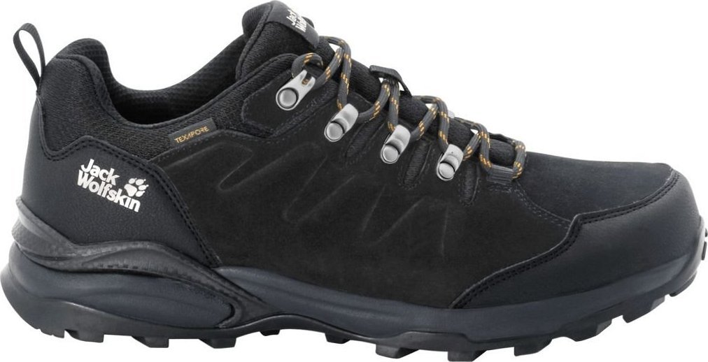 Buty trekkingowe męskie Jack Wolfskin Refugio Texapore Low czarne r. 44 1/2