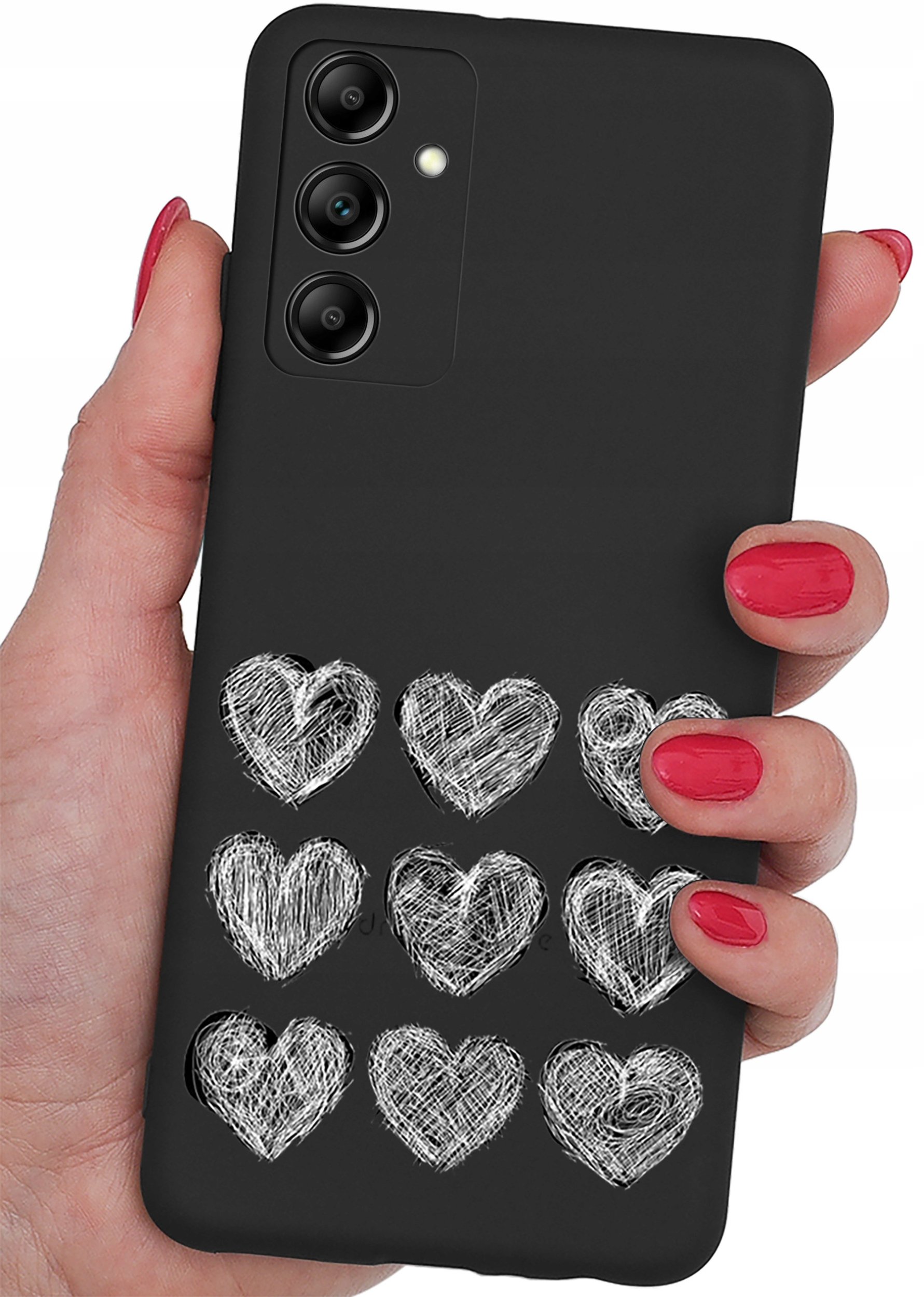 ETUI do Samsung Galaxy A25 5G CASE WZORY SOFT MATT PLECKI + SZKŁO 9H