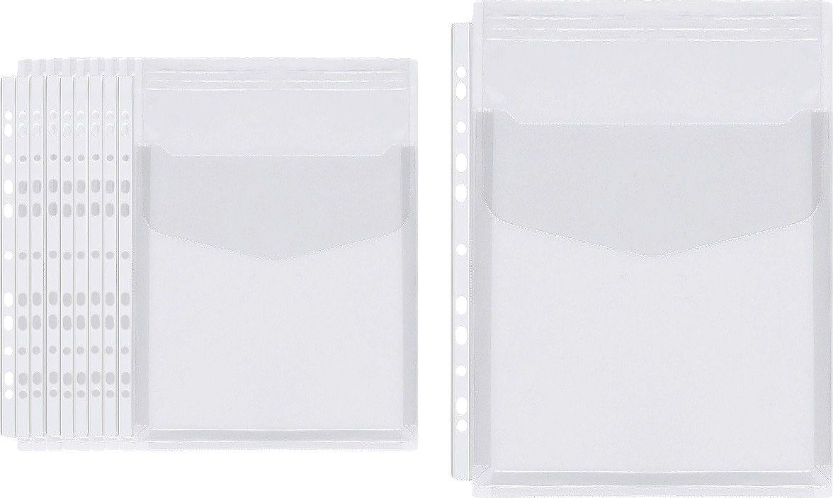 Biurfol Koszulki obwoluty A4 poszerzane na katalog 10szt