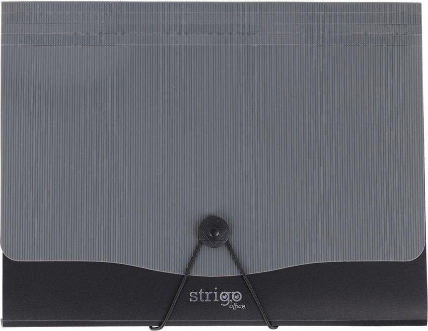 Teczka Vfile A4 z 13 przekładkami szara STRIGO