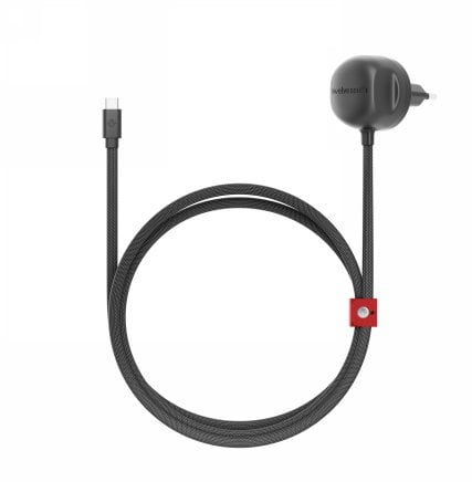 Ładowarka Twelve South PowerCord EU - ładowarka sieciowa 30W z kablem USB-C 1,2m (slate)