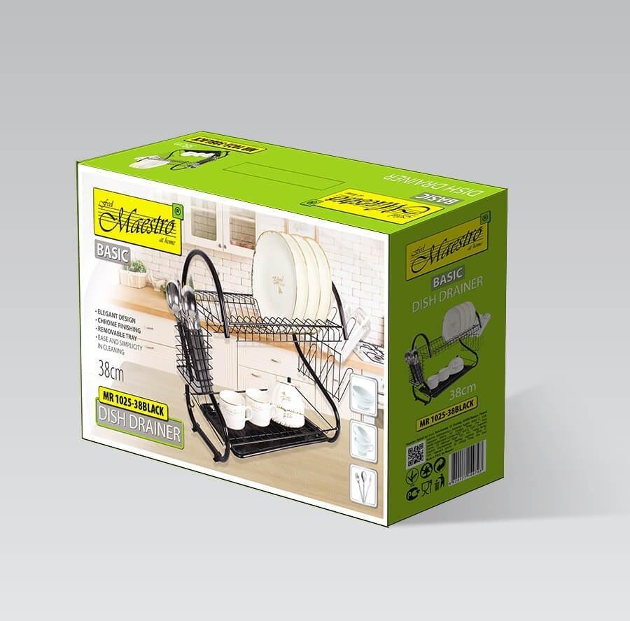 Maestro Suszarka do naczyń 38 cm MR-1025-38-BLACK MAESTRO