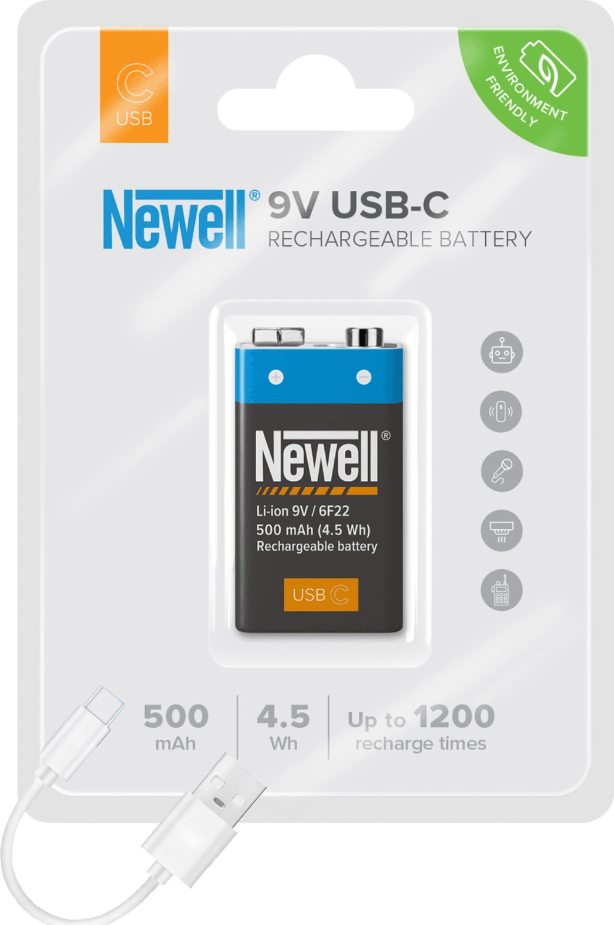 Newell Akumulator 6F22 500mAh 1 szt.