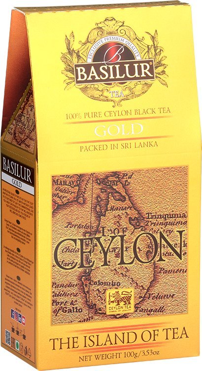 Basilur Herbata czarna cejlońska liść Basilur Gold 100g