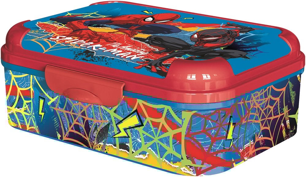 Spiderman Asker Lunch box, 17 x 13.5 x 6.2 cm