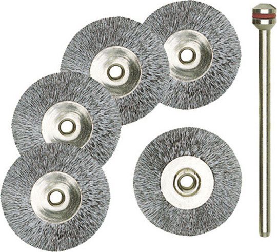 Proxxon Szczotki druciane Proxxon 22 mm dyski Inox [5 cz.]