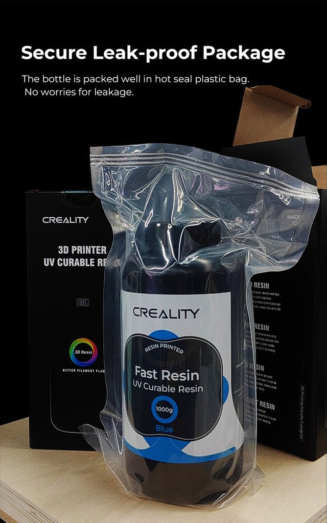 Resin Creality Fast UV Curable, 1kg, blue (3302180007)