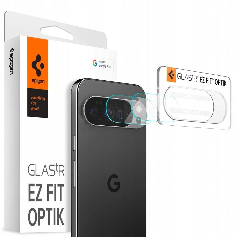OSŁONA APARATU SPIGEN OPTIK GLAS.TR CAMERA PROTECTOR 2-PACK GOOGLE PIXEL 10 PRO CRYSTAL CLEAR