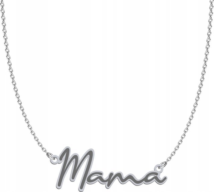 Radziszewska Jewellery Naszyjnik MAMA srebro925 Dedykacja Gratis