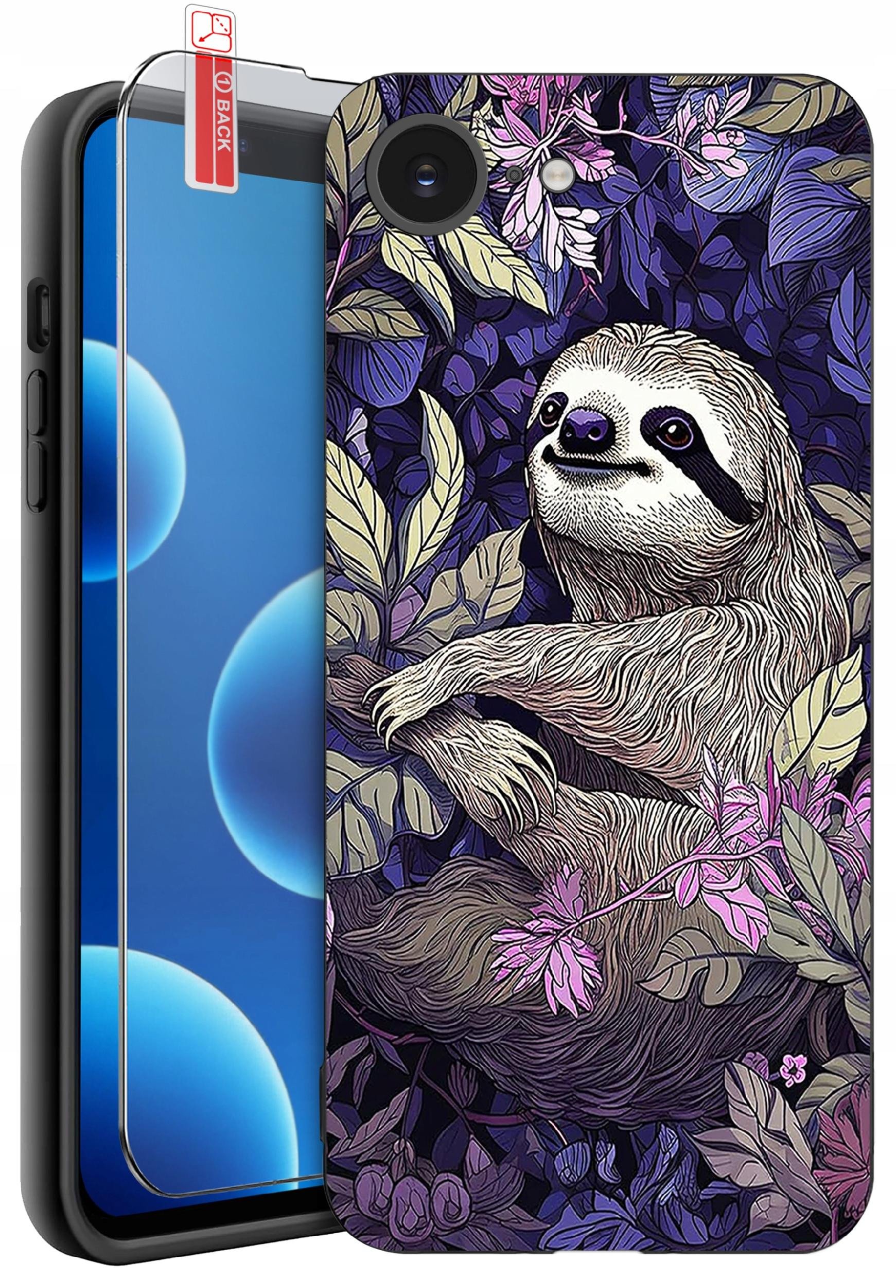 ETUI do iPhone 16e | WZORY | SILIKONOWE MATT CASE + SZKŁO 9H